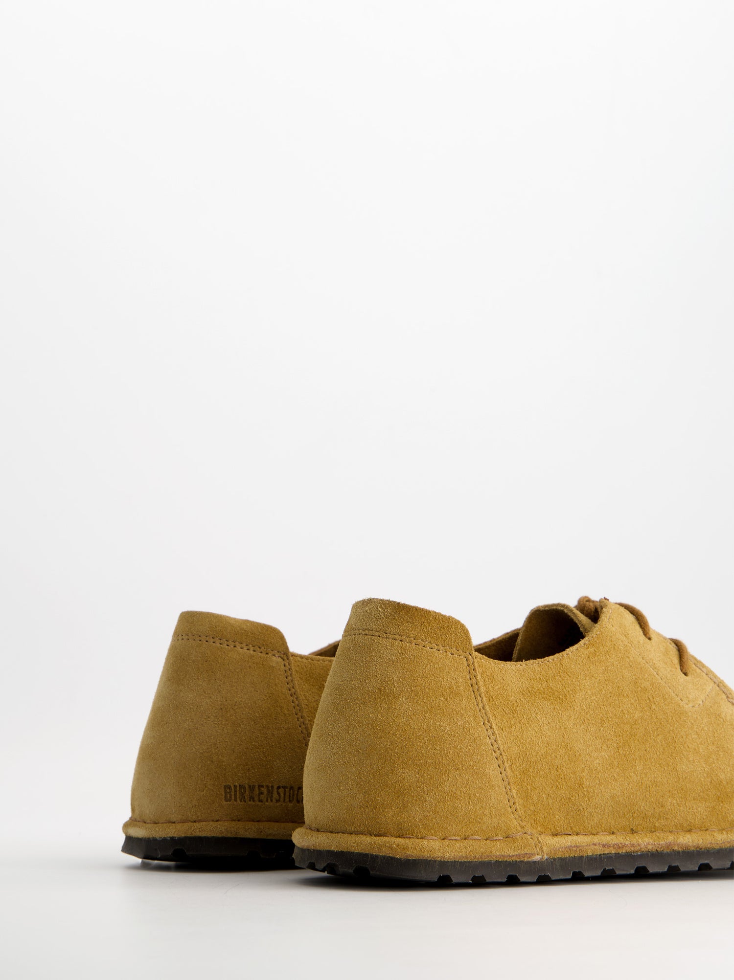 Suede moccasin-style shoes - Birkenstock Utti Lace