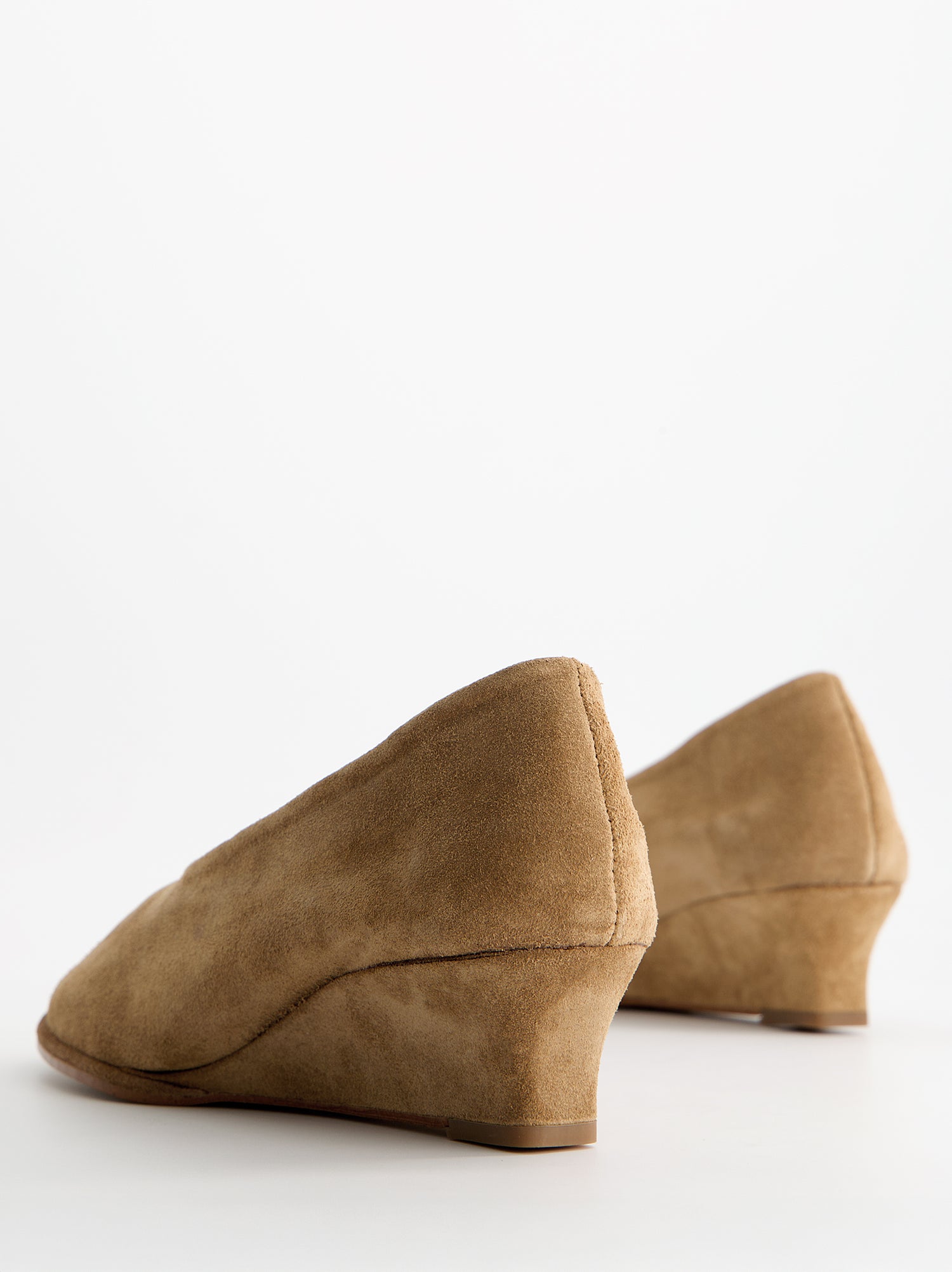 Zapatos glove en ante con cuña - Silvy