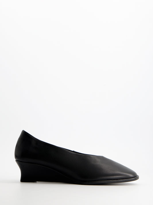 Zapatos glove en piel con cuña - Silvy