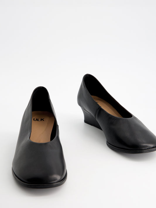 Zapatos glove en piel con cuña - Silvy