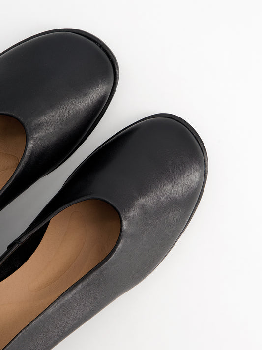 Zapatos glove en piel con cuña - Silvy