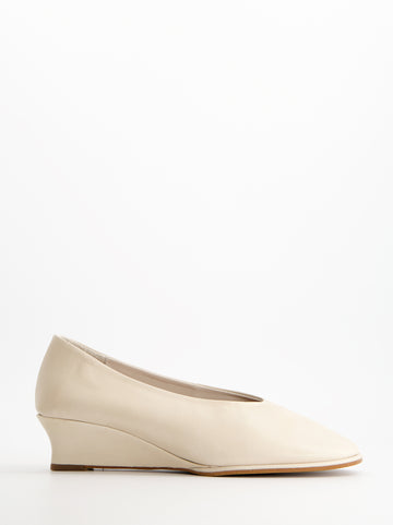 Zapatos glove en piel con cuña - Silvy