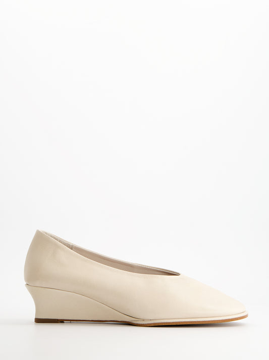 Zapatos glove en piel con cuña - Silvy