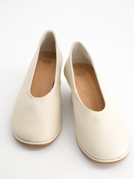 Zapatos glove en piel con cuña - Silvy