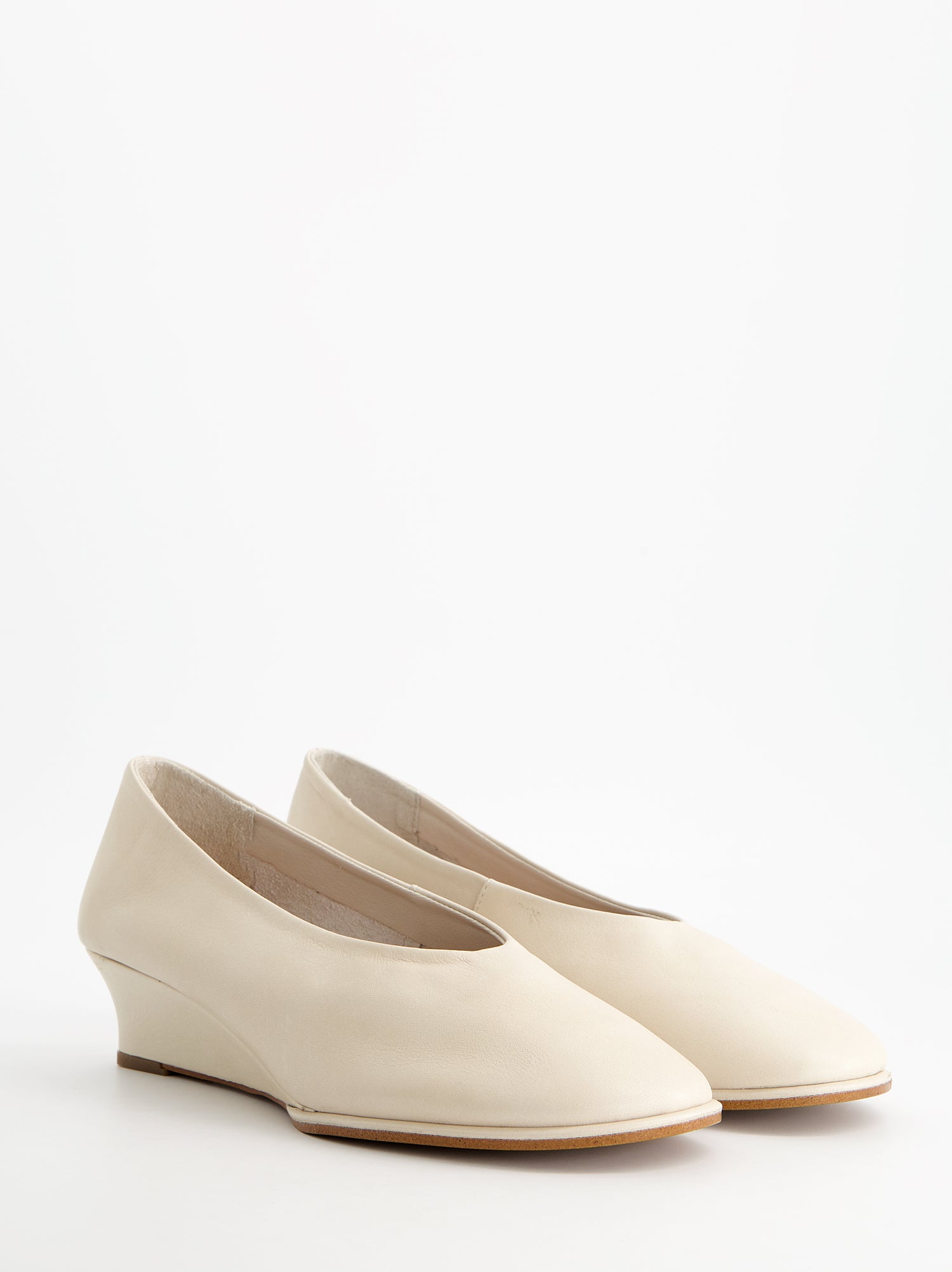 Zapatos glove en piel con cuña - Silvy