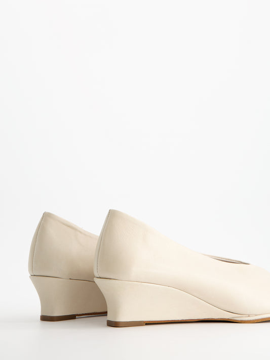 Zapatos glove en piel con cuña - Silvy