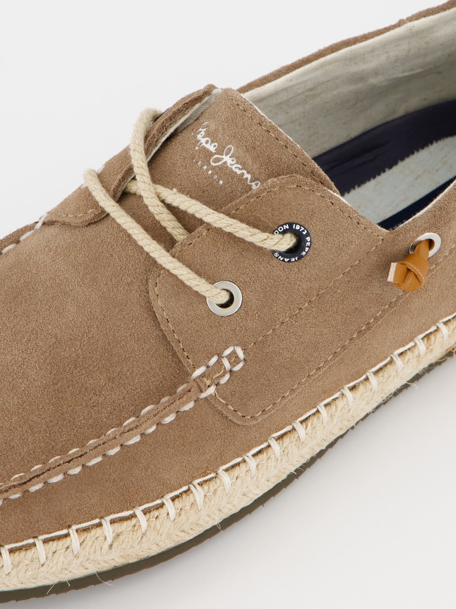 Pepe Jeans leather boat shoes