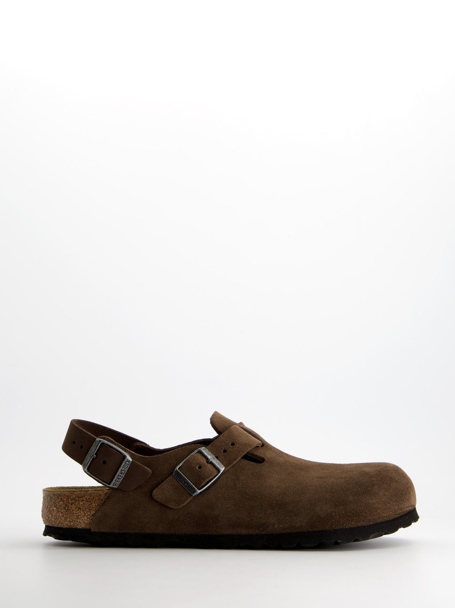 Suede clogs with strap - Birkenstock Tokio