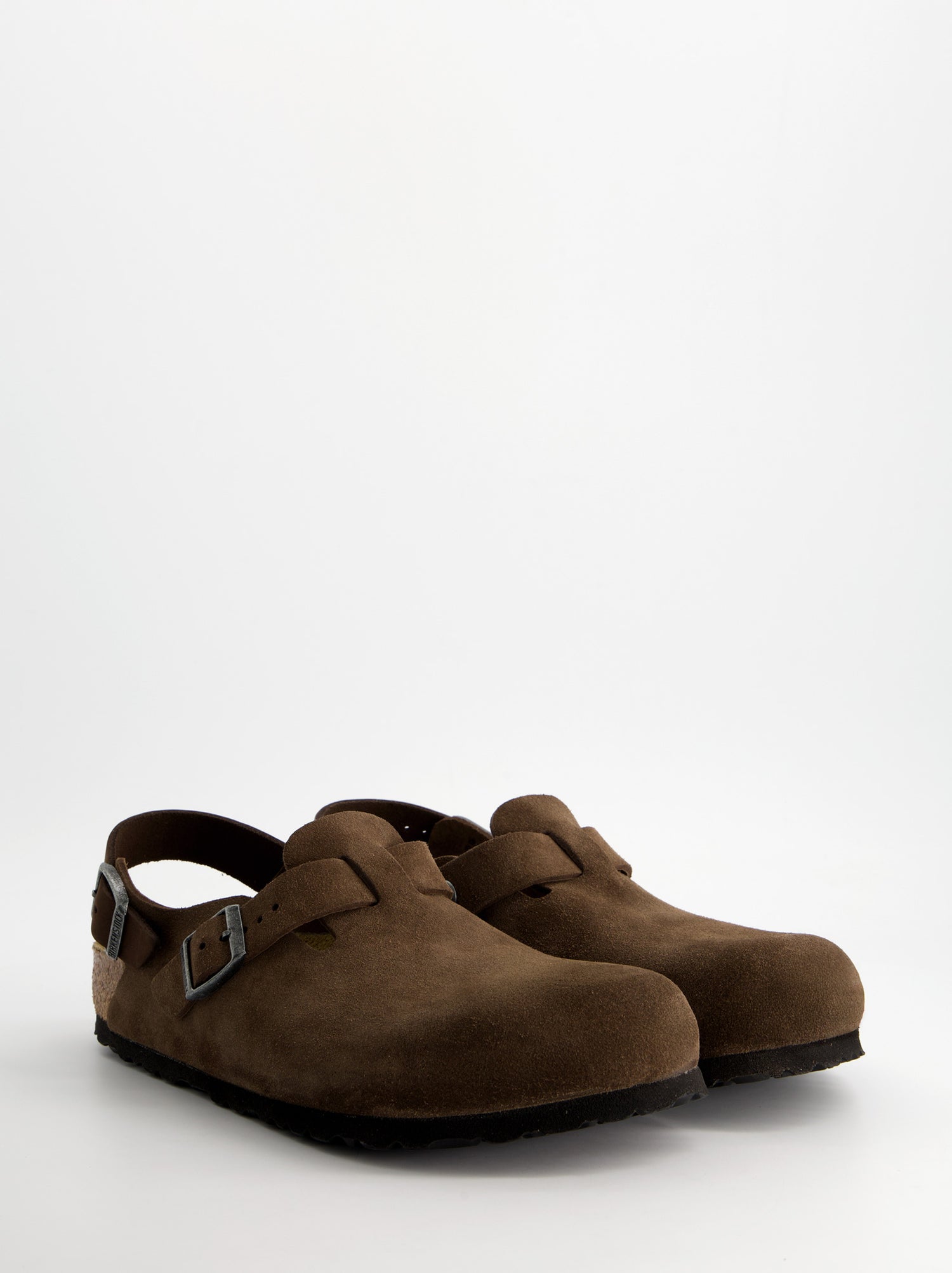 Suede clogs with strap - Birkenstock Tokio