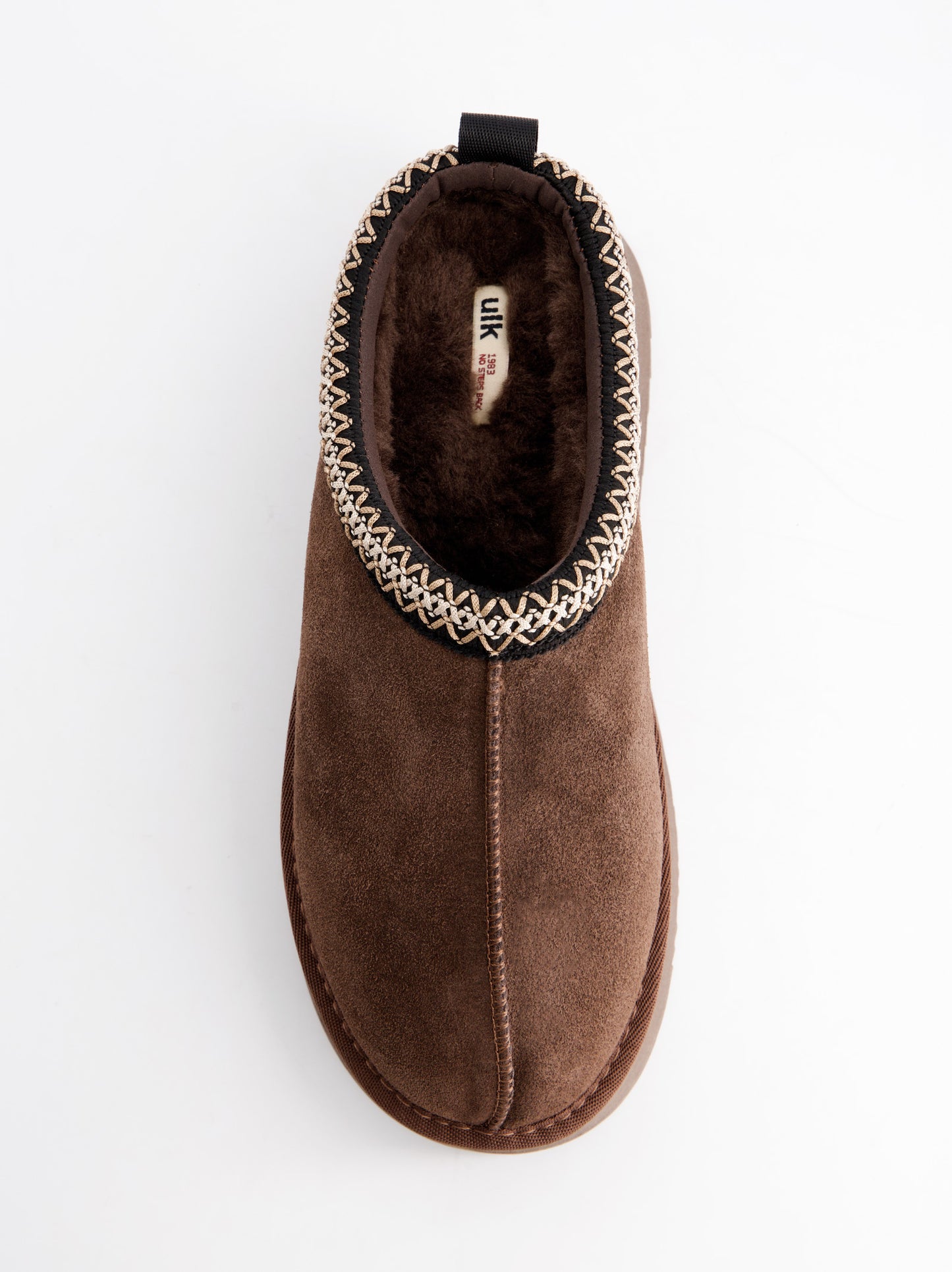 Zuecos de ante con forro interior y plataforma - Mieko