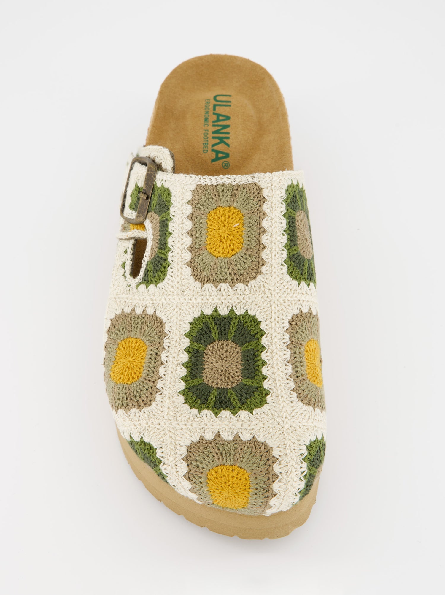 Zuecos de crochet con plataforma - Blant