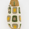 Zuecos de crochet con plataforma - Blant