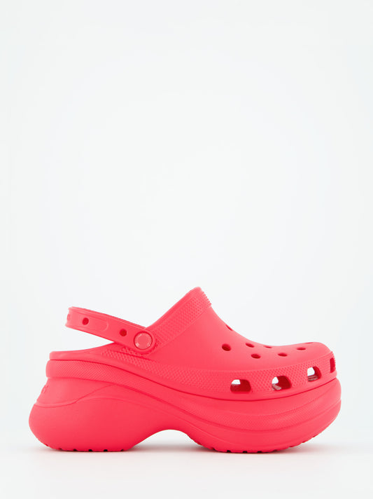 Zuecos de goma con plataforma Crocs Classic Bae