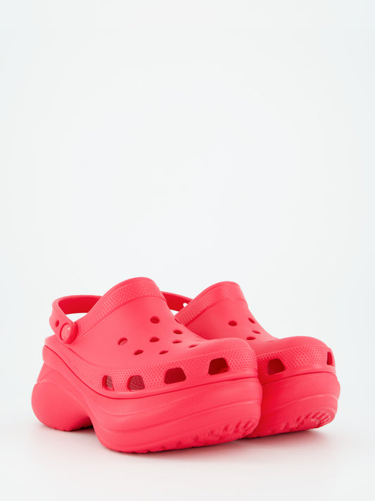Zuecos de goma con plataforma Crocs Classic Bae