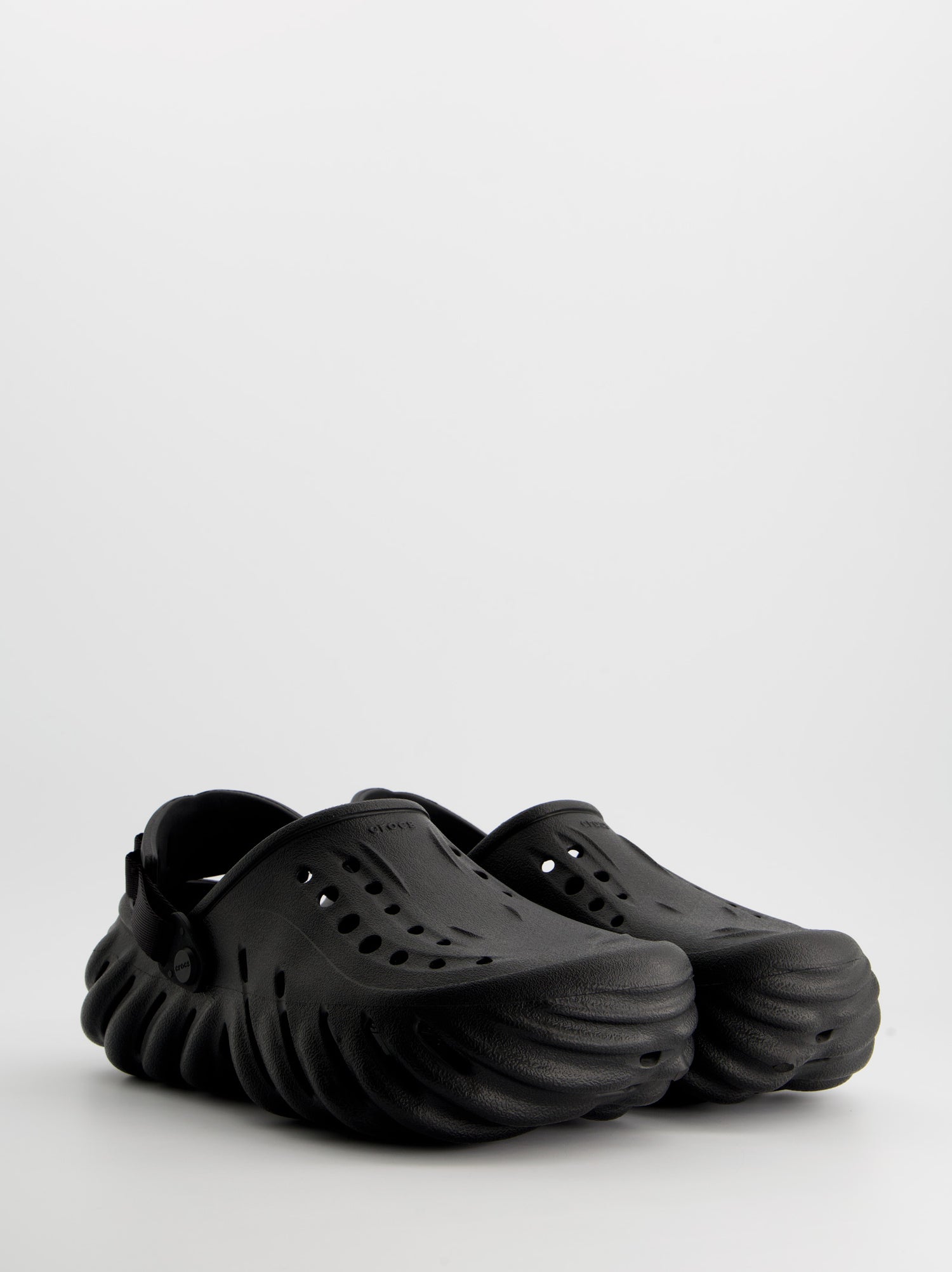 Breathable Rubber Clogs with Heel Straps - Crocs Echo