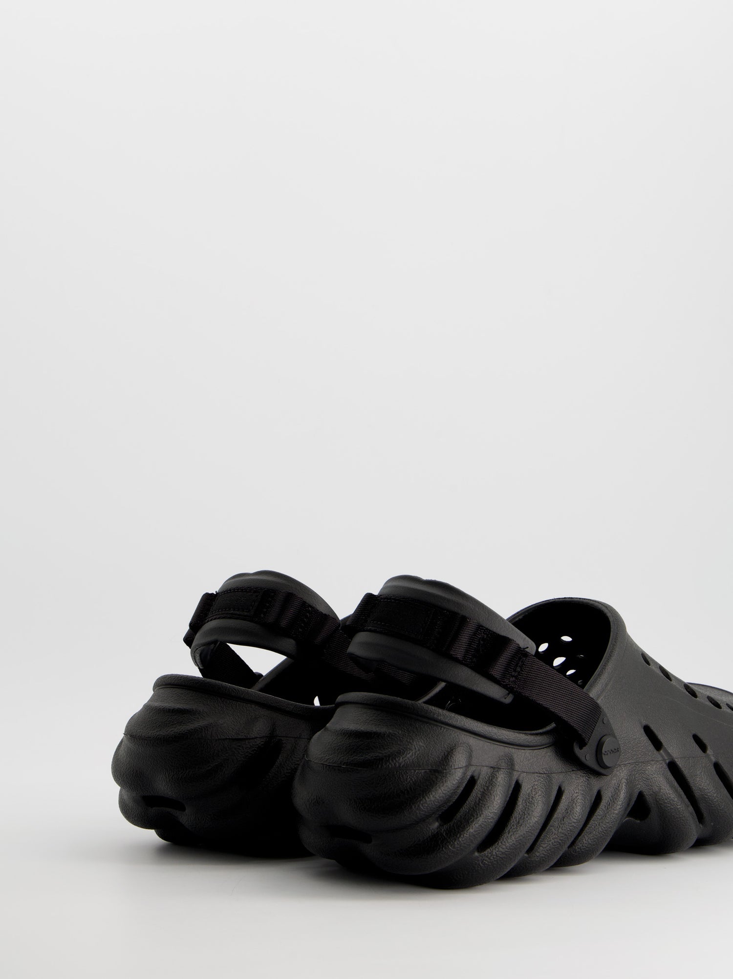 Breathable Rubber Clogs with Heel Straps - Crocs Echo