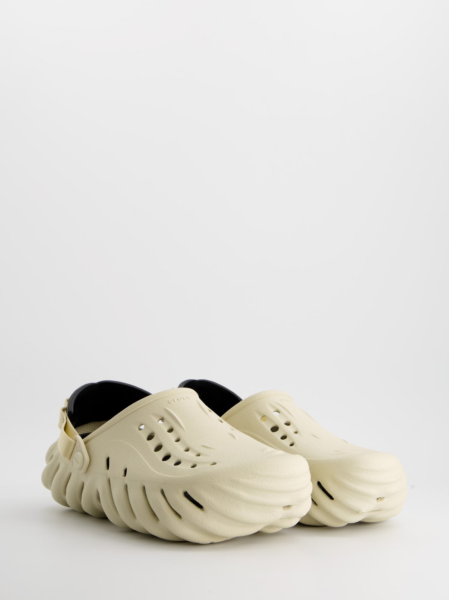 Breathable Rubber Clogs with Heel Straps - Crocs Echo