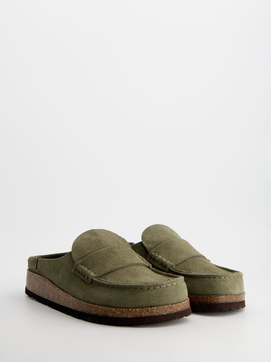 Zuecos mule de ante - Bare