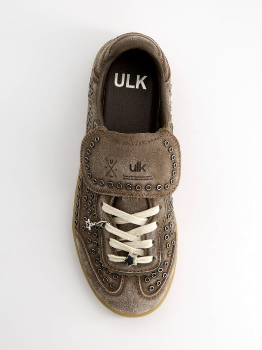 Zapatillas de piel con ojales metálicos - Chile