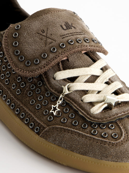 Zapatillas de piel con ojales metálicos - Chile