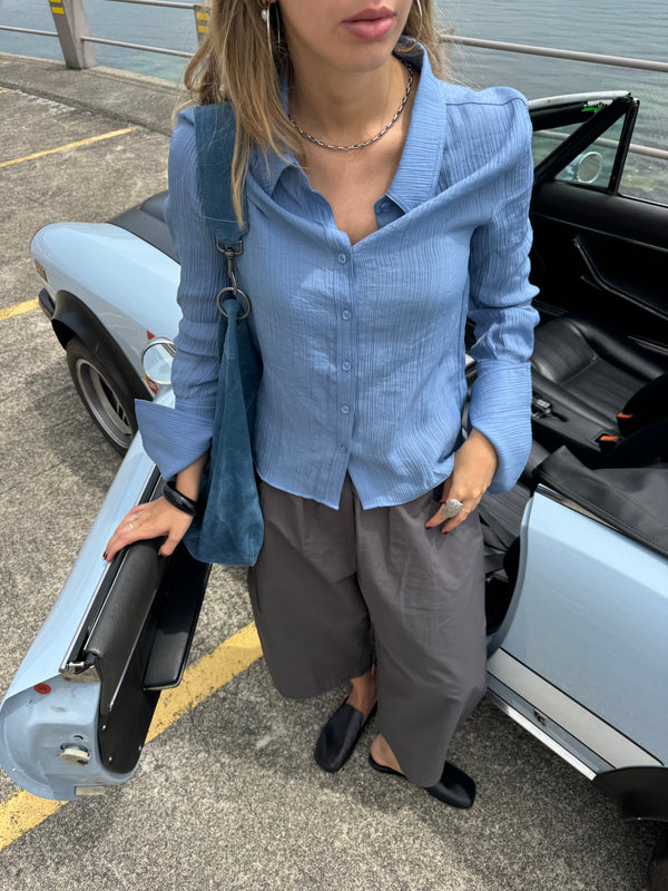 Wrinkle-effect shirt - Camuleta