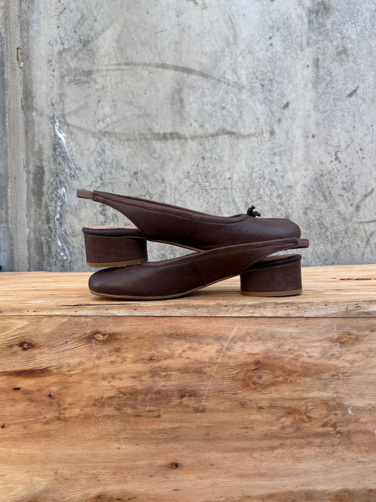 Kalita - Tabi backless ballet flats with heel