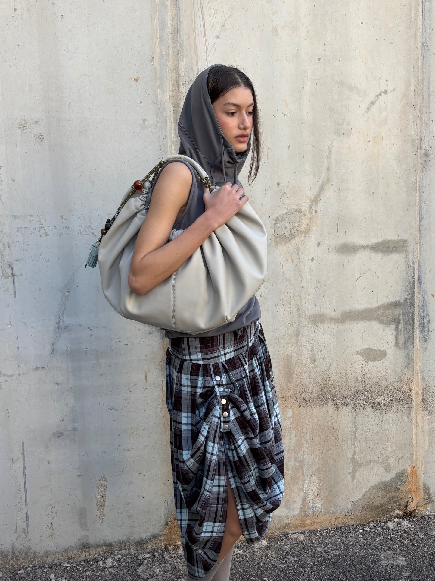 Falda tartán plisada - Astra