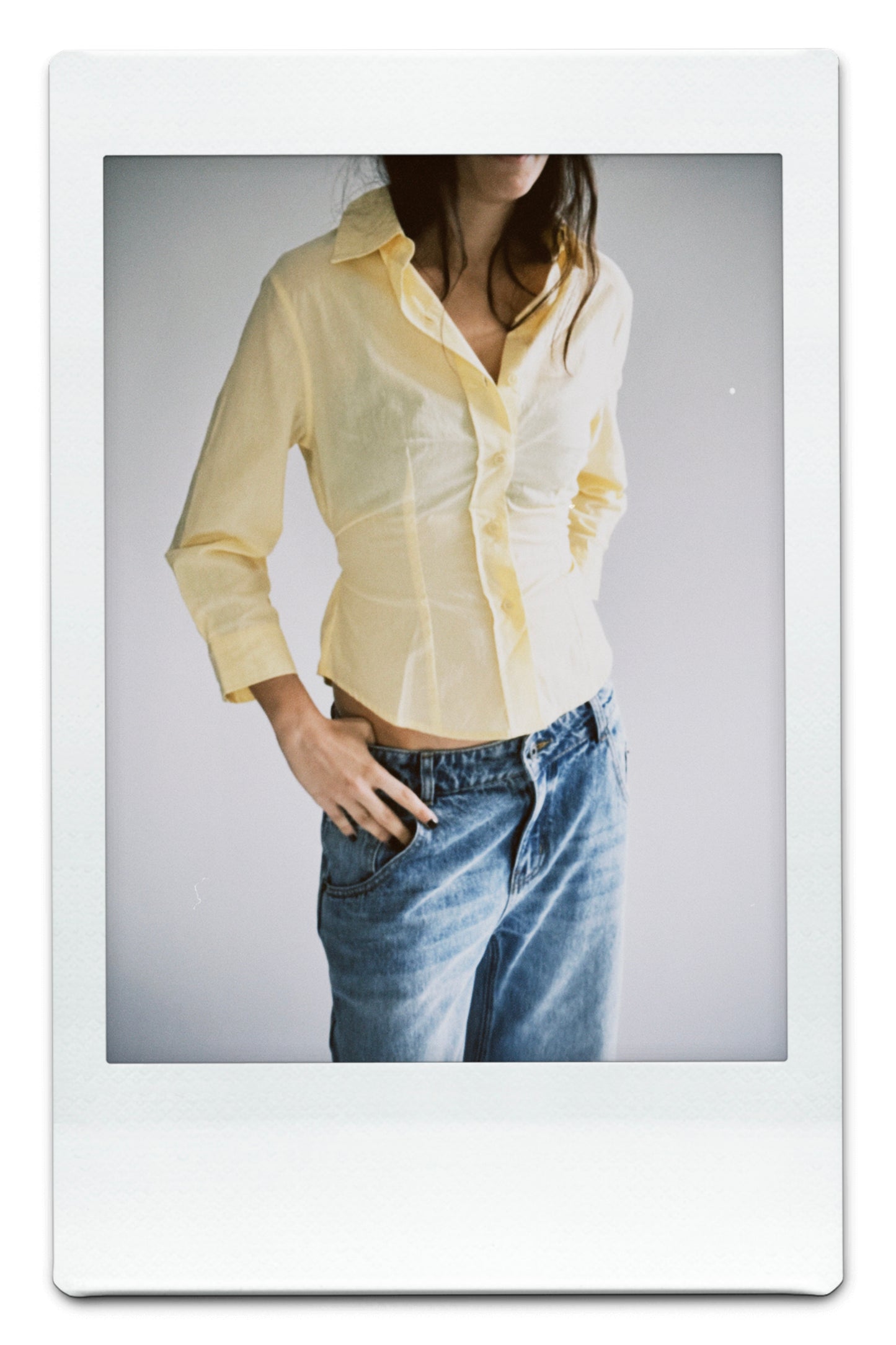 Camisa con pinzas y ajuste trasero - Miraela