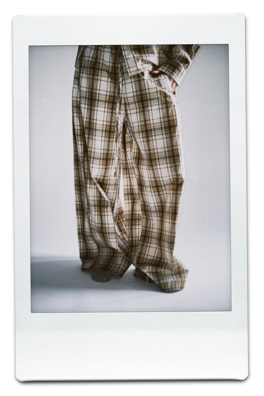 Flowy tartan pants - Nami