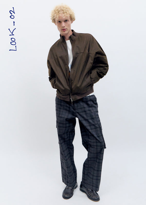 Plaid Cargo Pants - Nexus Print